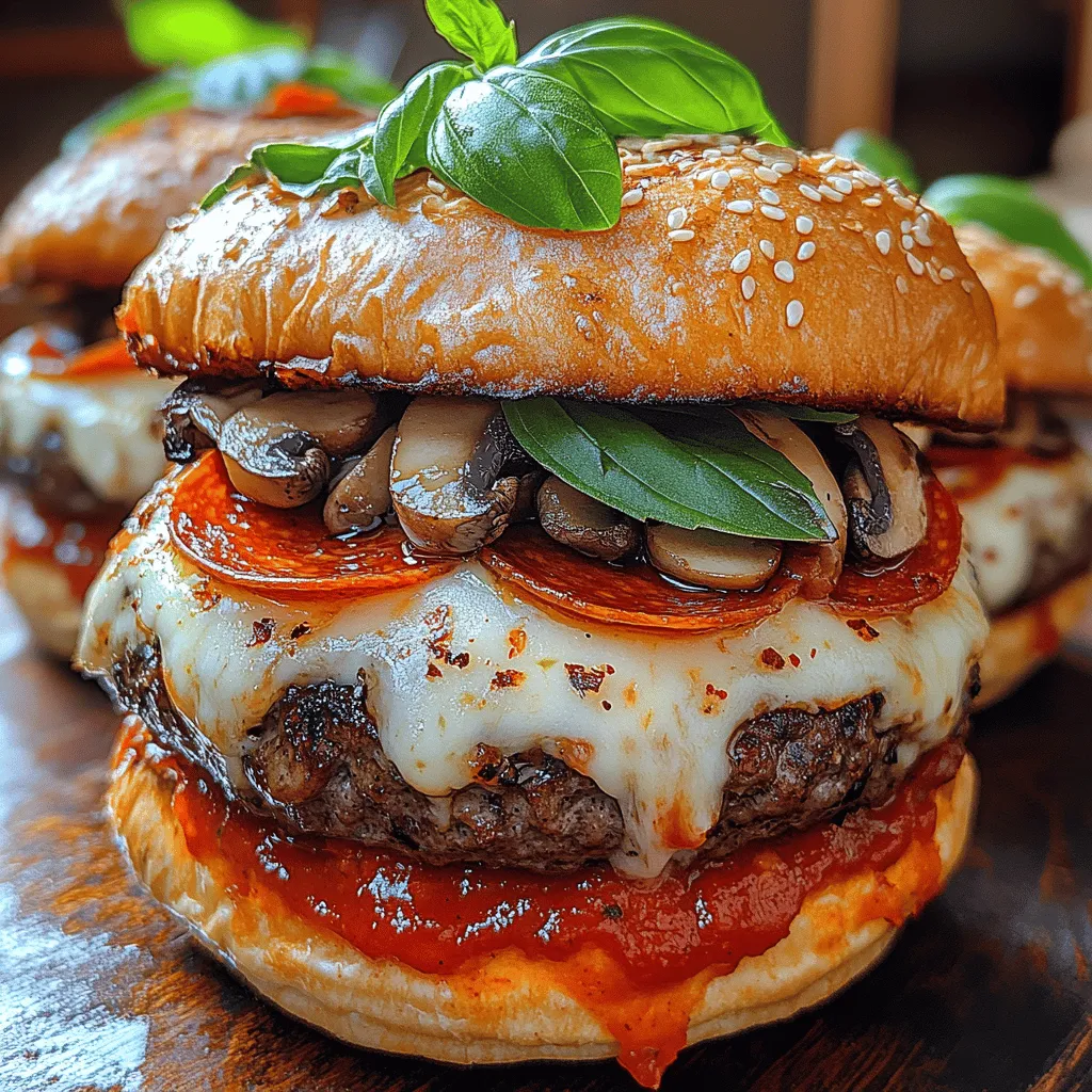 Pizza und Burger sind zwei der beliebtesten Fast-Food-Gerichte weltweit, und das aus gutem Grund. Diese Speisen sind nicht nur äußerst schmackhaft, sondern bieten auch eine Vielzahl von Variationen und Anpassungsmöglichkeiten. Die Kombination von Pizza und Burger bringt die besten Elemente beider Gerichte zusammen: den herzhaften Geschmack eines perfekt gegrillten Burgers und die reichhaltigen Beläge einer klassischen Pizza. Diese Fusion hat sich in den letzten Jahren zu einem Trend entwickelt, der in vielen Restaurants und auf Food-Märkten zu finden ist. Der Monster Pepperoni und Pilz Pizza Burger bringt diesen Trend auf die nächste Stufe und bietet eine köstliche Mischung aus Aromen und Texturen.