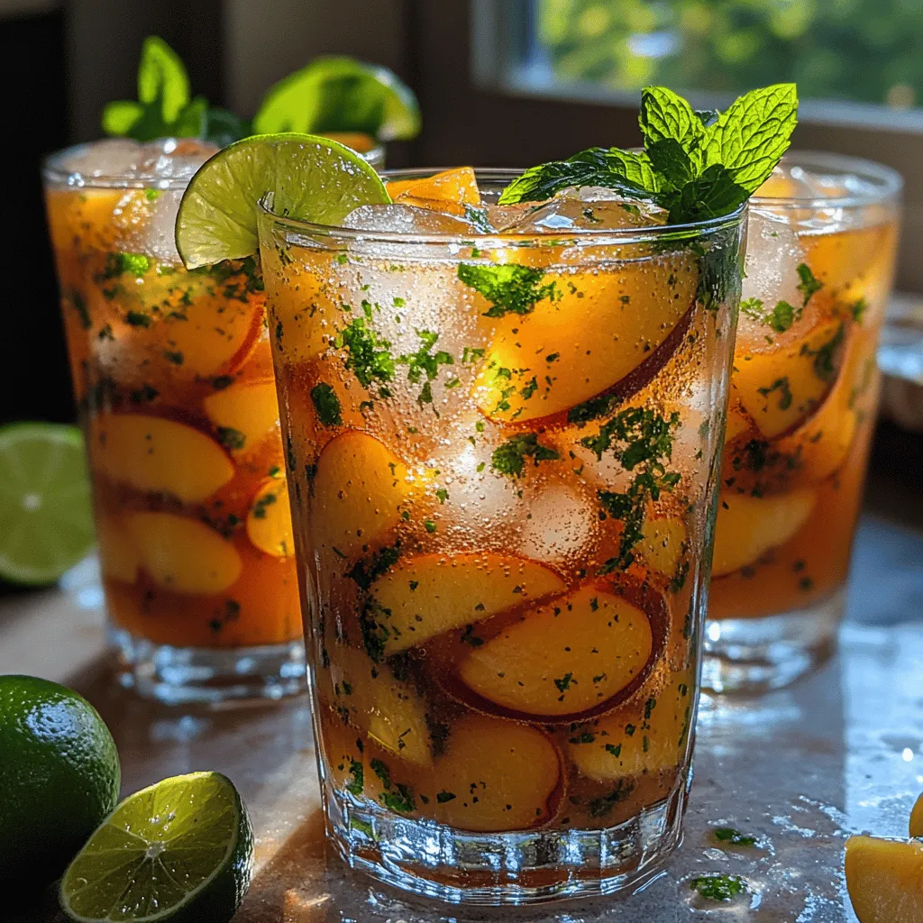 In der heißen Jahreszeit gibt es nichts Besseres als ein erfrischendes Getränk, das nicht nur köstlich ist, sondern auch gesund und einfach zuzubereiten. Der Pfefferminz-Pfirsich-Fizzer ist das perfekte Beispiel für ein solches Getränk. Mit einer harmonischen Kombination aus reifen Pfirsichen, frischer Minze und sprudelndem Wasser ist dieser Fizzer nicht nur ein Genuss für den Gaumen, sondern auch ein echter Hingucker. Egal, ob Sie eine Gartenparty veranstalten oder einfach nur an einem heißen Sommertag entspannen möchten, dieser Fizzer bietet die ideale Erfrischung.