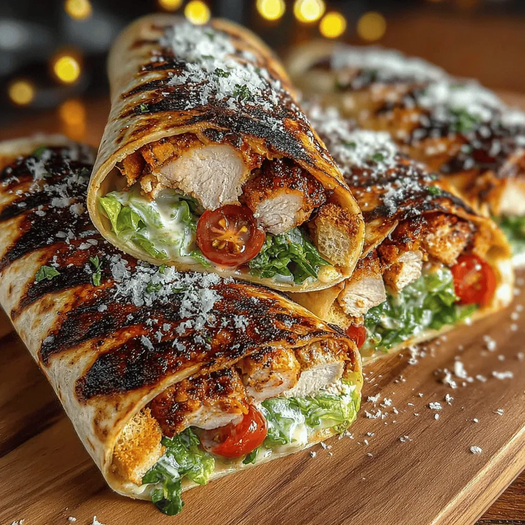 Zesty Blackened Chicken Caesar Wraps sind nicht nur ein Gaumenschmaus, sondern auch eine perfekte Kombination aus Geschmack und Nährstoffen. Dieses Rezept vereint die Aromen von perfekt gewürztem Hähnchen, knackigem Salat und cremigem Caesar-Dressing in einem handlichen Wrap, der sich ideal für Mittagessen, Abendessen oder sogar als Snack eignet. Die Kombination aus Cajun-Gewürzen und frischen Zutaten bringt eine aufregende Note in jedes Gericht und sorgt für ein unvergessliches Geschmackserlebnis.