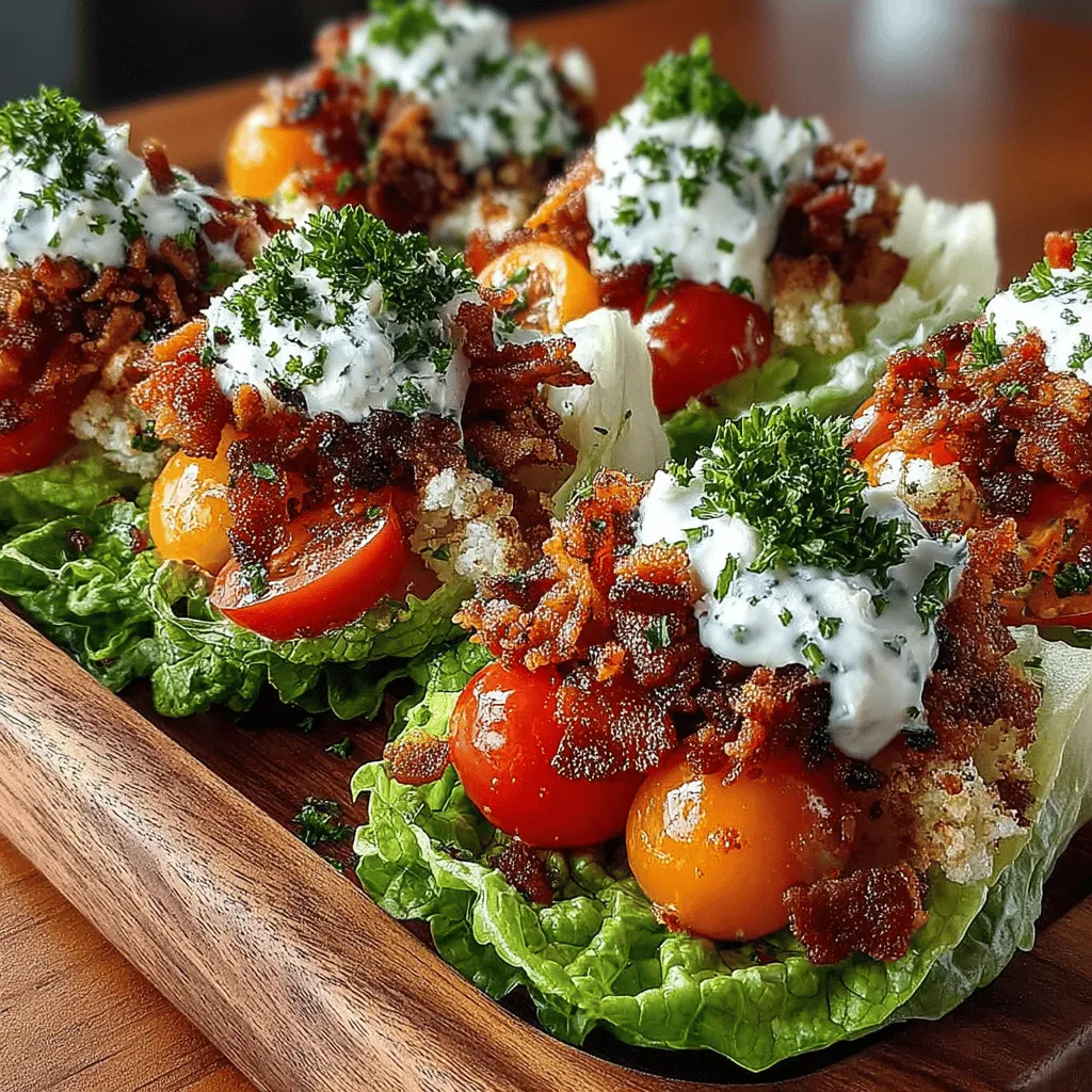 Die BLT-Kombination aus Speck, Salat und Tomaten ist ein Klassiker, der in vielen Küchen der Welt geschätzt wird. Mit unseren knusprigen Mini BLT Salatbechern bringen wir diese beliebte Kombination in eine neue, kreative Form. Diese kleine, aber feine Appetizer-Variante eignet sich perfekt für Partys, Picknicks oder als leichter Snack für zwischendurch. Die Kombination aus frischen Zutaten in knusprigen Salatbechern sorgt für ein aufregendes Geschmackserlebnis, das jeden Gaumen verwöhnt.