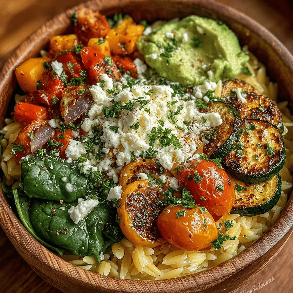 Der Zesty Orzo-Salat mit geröstetem Gemüse ist ein lebendiges, gesundes Gericht, das sowohl als Beilage als auch als Hauptgericht serviert werden kann. Die Kombination aus zartem Orzo, frisch geröstetem Gemüse und einer spritzigen Vinaigrette macht diesen Salat zu einem echten Geschmackserlebnis. Ursprünglich aus der mediterranen Küche inspiriert, hat Orzo in den letzten Jahren auch in der modernen Küche an Beliebtheit gewonnen. Die Vielseitigkeit dieses Gerichts ermöglicht es, es an verschiedene Geschmäcker und diätetische Bedürfnisse anzupassen.