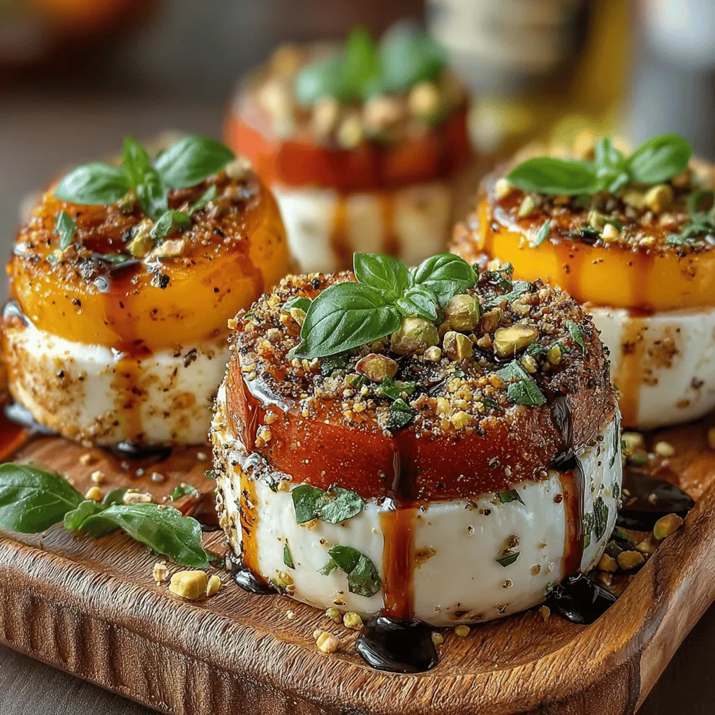 Der Pfirsich Caprese Salat ist eine köstliche und farbenfrohe Variation des klassischen Caprese-Salats, der ursprünglich aus Italien stammt. Diese erfrischende Kreation verbindet die süßen Aromen reifer Pfirsiche mit dem cremigen Geschmack von frischem Mozzarella und dem intensiven Aroma von Basilikum. Ideal für heiße Sommertage, ist dieser Salat nicht nur eine Augenweide, sondern auch eine wahre Gaumenfreude.