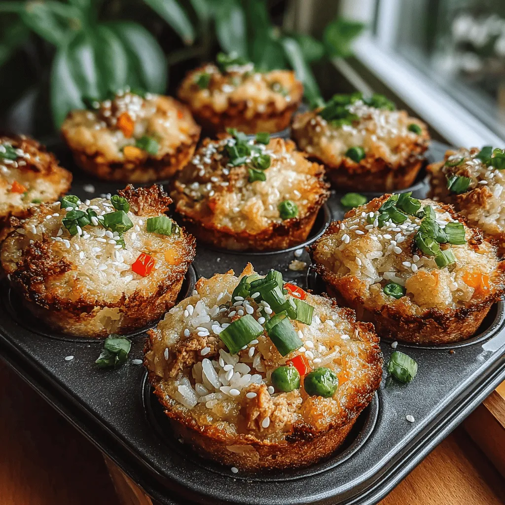 Um die perfekten Mini Teriyaki Chicken Rice Muffins zuzubereiten, benötigen Sie eine Reihe von frischen und schmackhaften Zutaten. Hier ist eine Übersicht über die Hauptbestandteile, die für dieses Rezept erforderlich sind:
