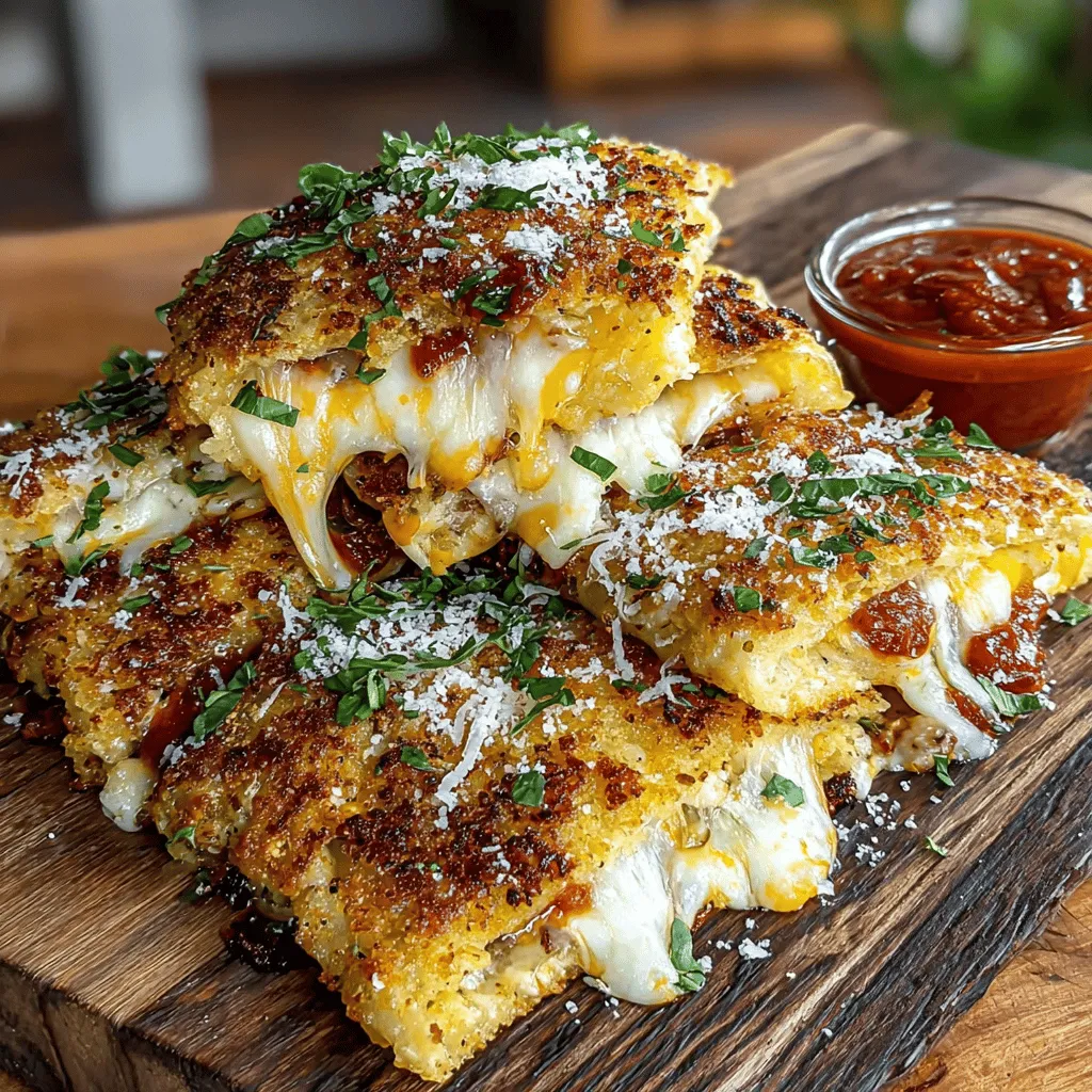 Um diese köstlichen Miniküchen-Parmesan-Quesadilla-Häppchen zuzubereiten, benötigen Sie folgende Zutaten:
