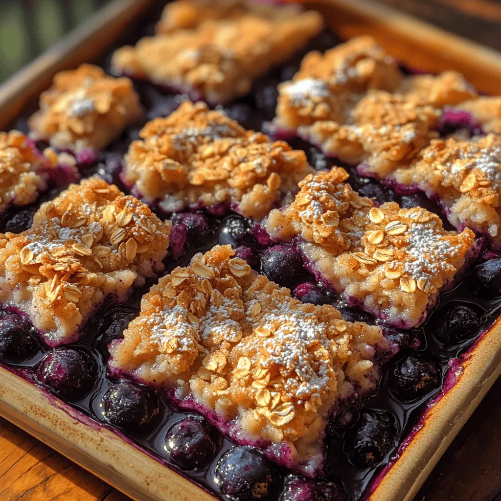 Die gefrorene Blaubeer-Hafer-Crumble-Schnitte ist ein köstlicher und vielseitiger Snack, der sich perfekt für jedes Frühstück, nachmittägliche Naschen oder sogar als Dessert eignet. Diese himmlische Mischung aus Haferflocken, fruchtigen Blaubeeren und einer knusprigen Kruste wird sicherlich zu einem Highlight in deiner Küche. Besonders ansprechend ist die Kombination aus gesunden Zutaten und dem süßen, saftigen Geschmack der Blaubeeren, die zusammen ein unwiderstehliches Geschmackserlebnis bieten.