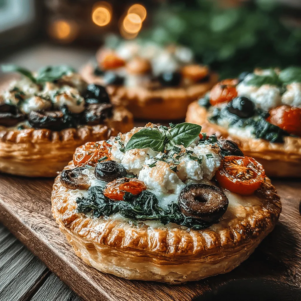 Willkommen in der Welt der mediterranen Küche! Die Mini Gemüse-Schmelztörtchen sind nicht nur ein Fest für die Augen, sondern auch für den Gaumen. Diese köstlichen kleinen Törtchen sind perfekt als Vorspeise, Snack oder sogar als Teil eines Buffets. Sie vereinen die Aromen reifer Kirschtomaten, frischem Babyspinat, herzhaften Kalamata-Oliven und dem unverwechselbaren Geschmack von Feta- und Mozzarella-Käse in einem knusprigen Blätterteig.